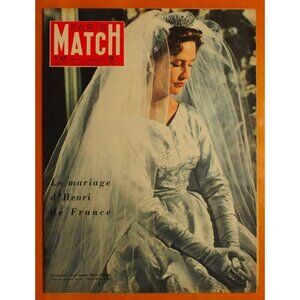 PARIS MATCH 431 Henri France Cocteau Malaparte Mistral Kroutchev Tour de France